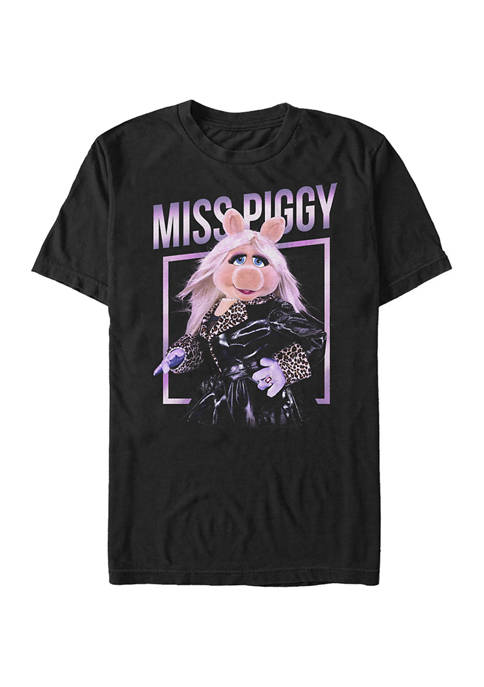 Muppets Miss Glam Short Sleeve Graphic T-Shirt