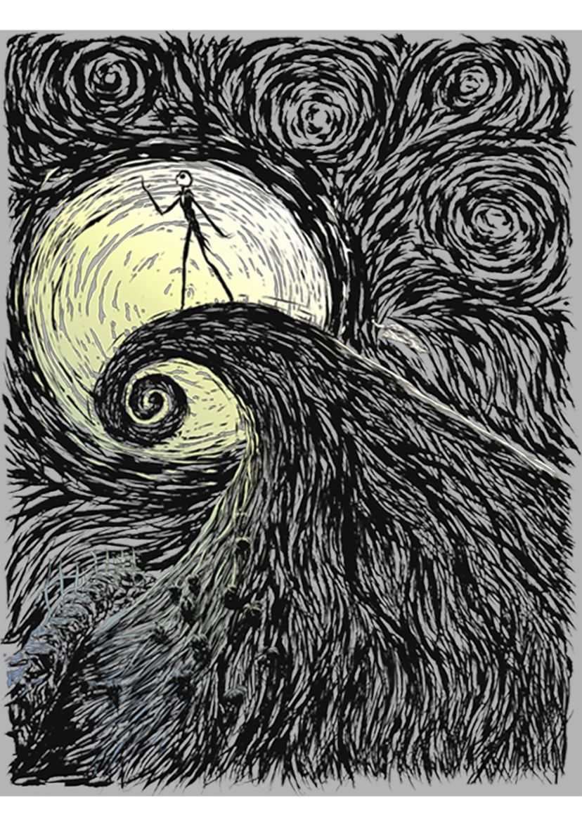  Spiral Hill Fleece  Graphic Hoodie