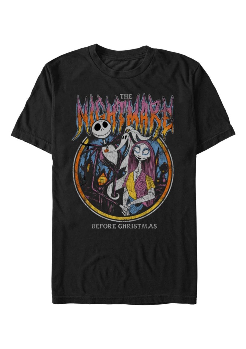 Nightmare Metal Circle Graphic T-Shirt