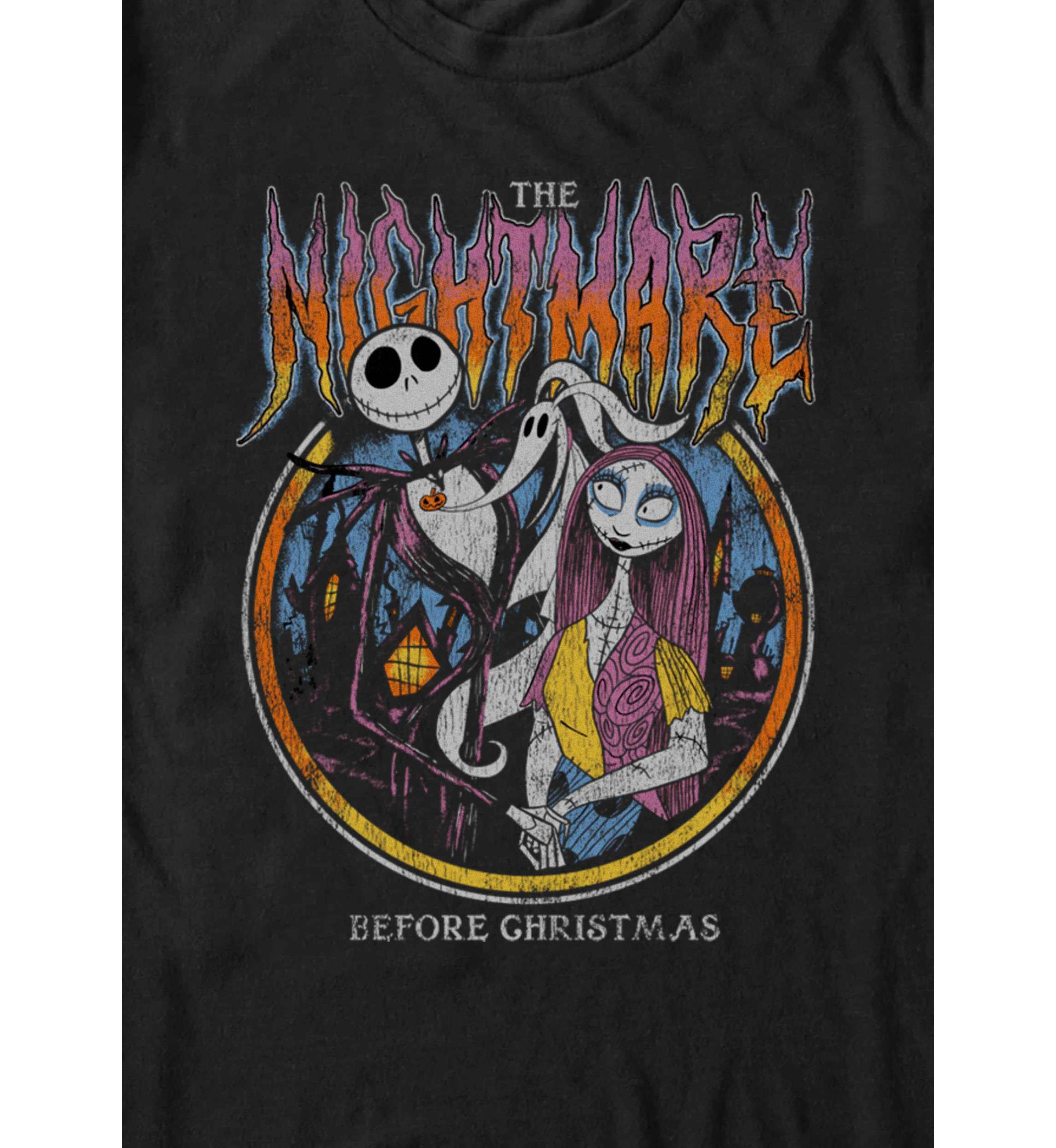Nightmare Metal Circle Graphic T-Shirt