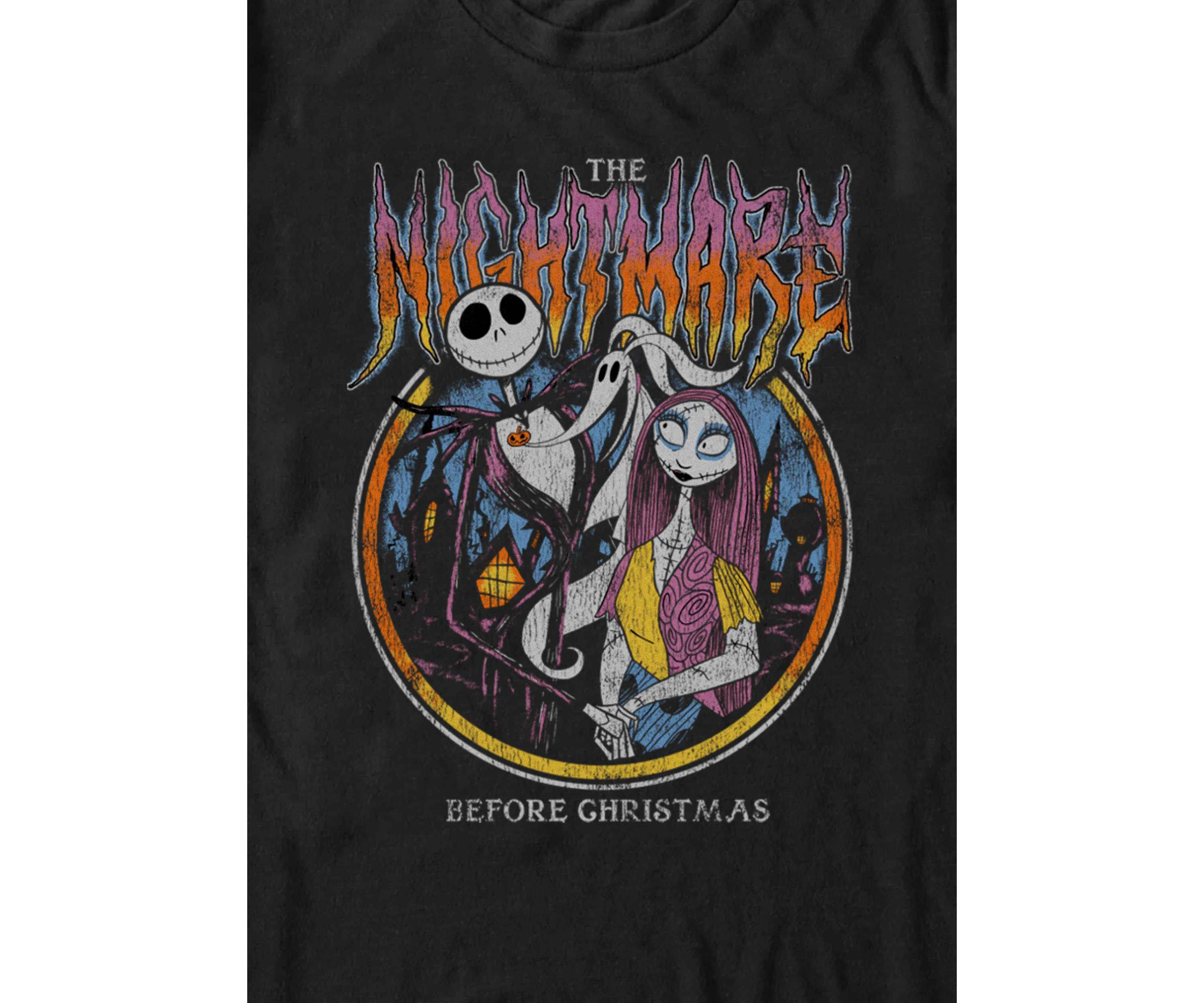 Nightmare Metal Circle Graphic T-Shirt