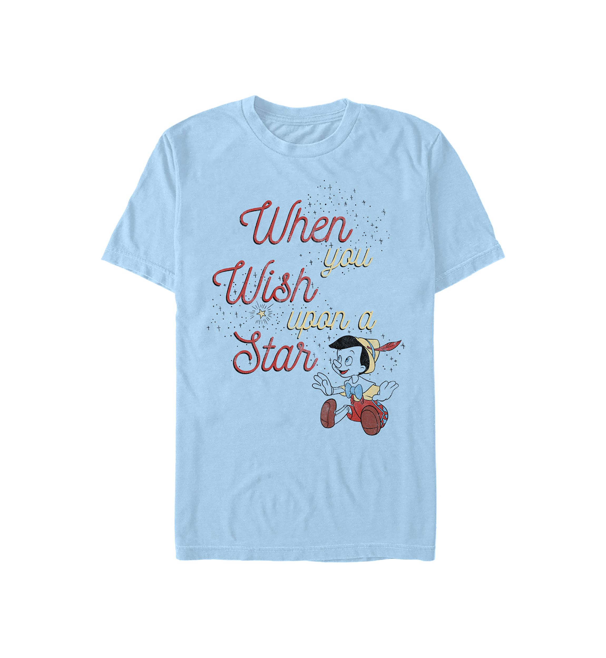 Wishing Star Short Sleeve Graphic  T-Shirt