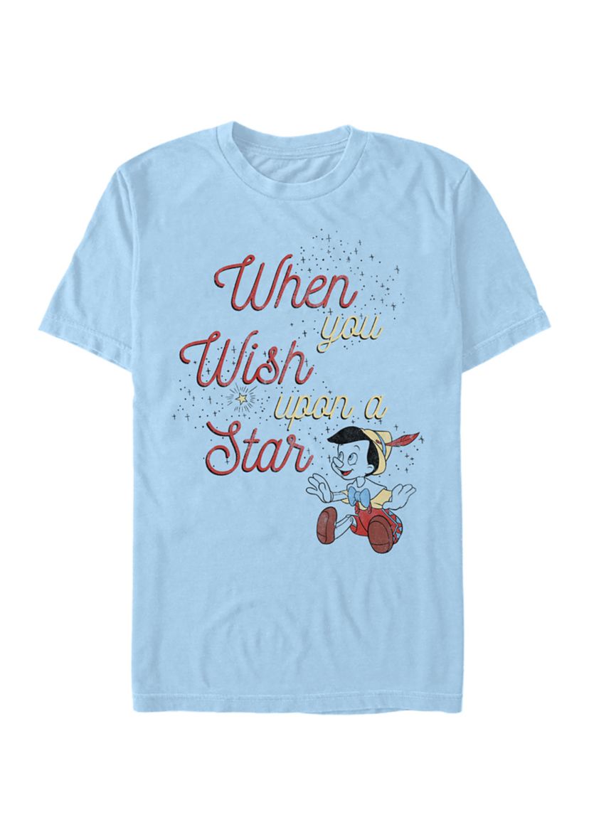 Wishing Star Short Sleeve Graphic  T-Shirt