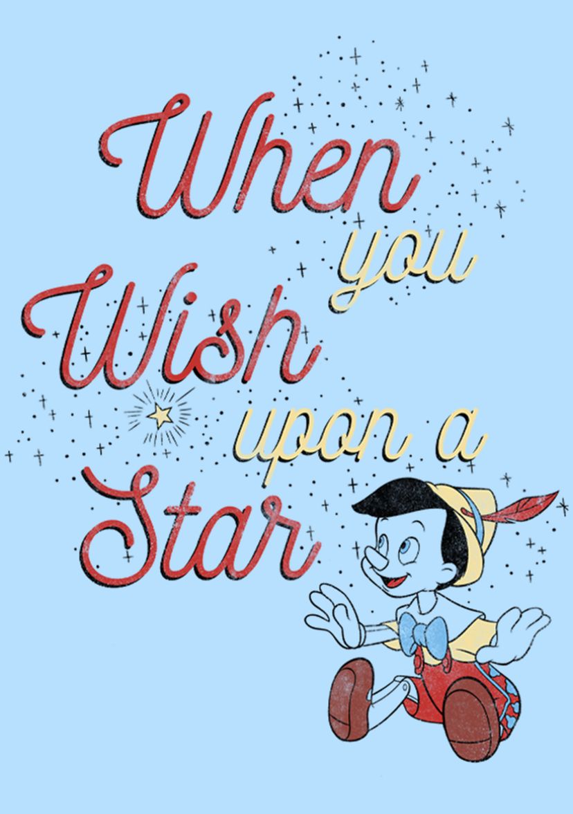 Wishing Star Short Sleeve Graphic  T-Shirt
