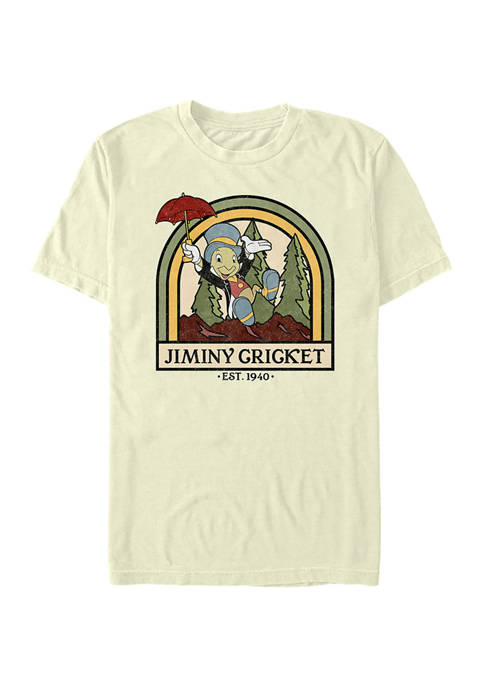 Disney® Jiminy Nature Short Sleeve Graphic T-Shirt