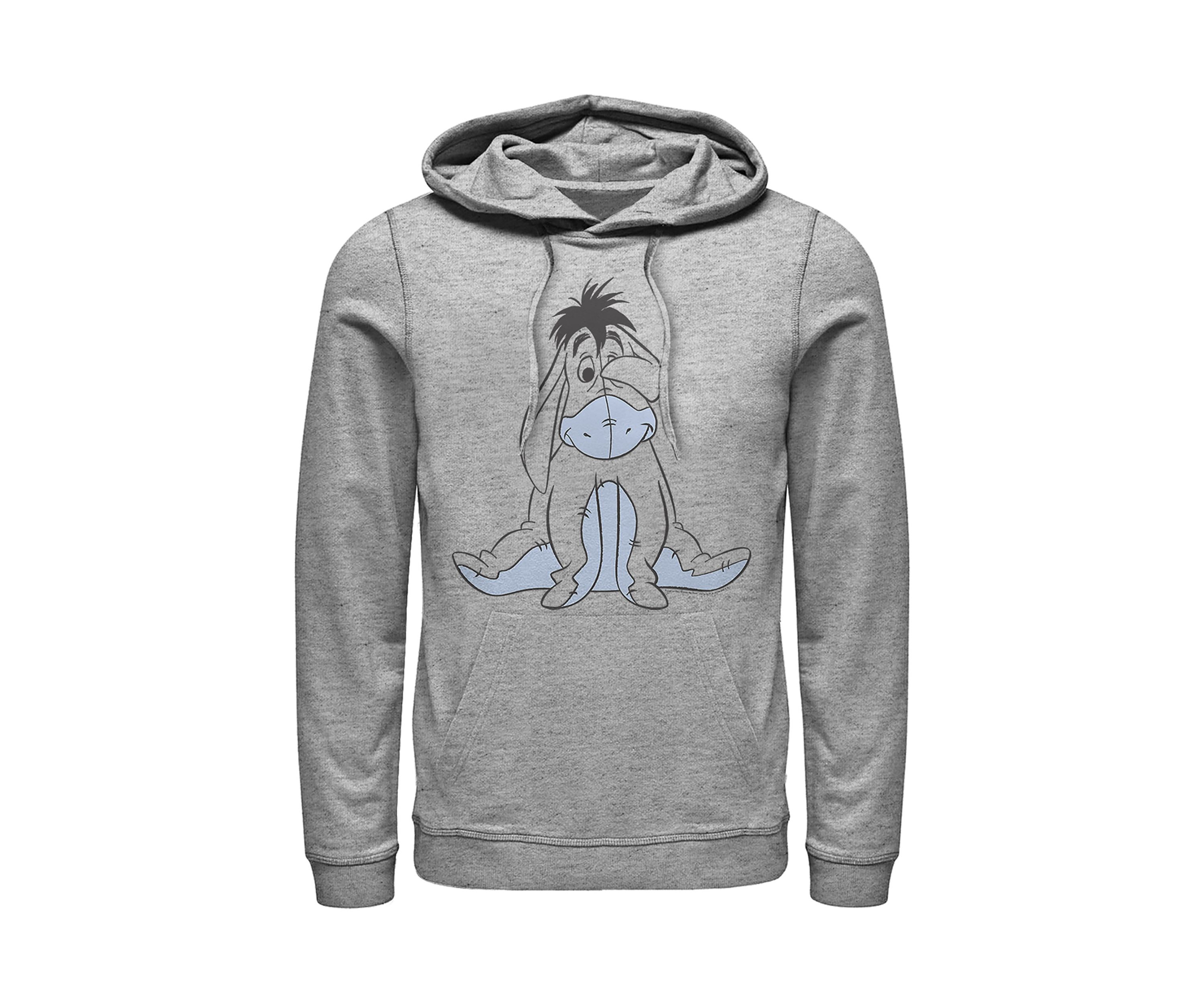 Basic Sketch Eeyore Fleece Graphic Hoodie