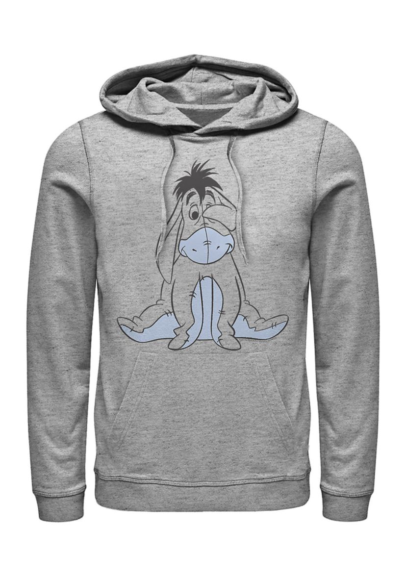 Basic Sketch Eeyore Fleece Graphic Hoodie
