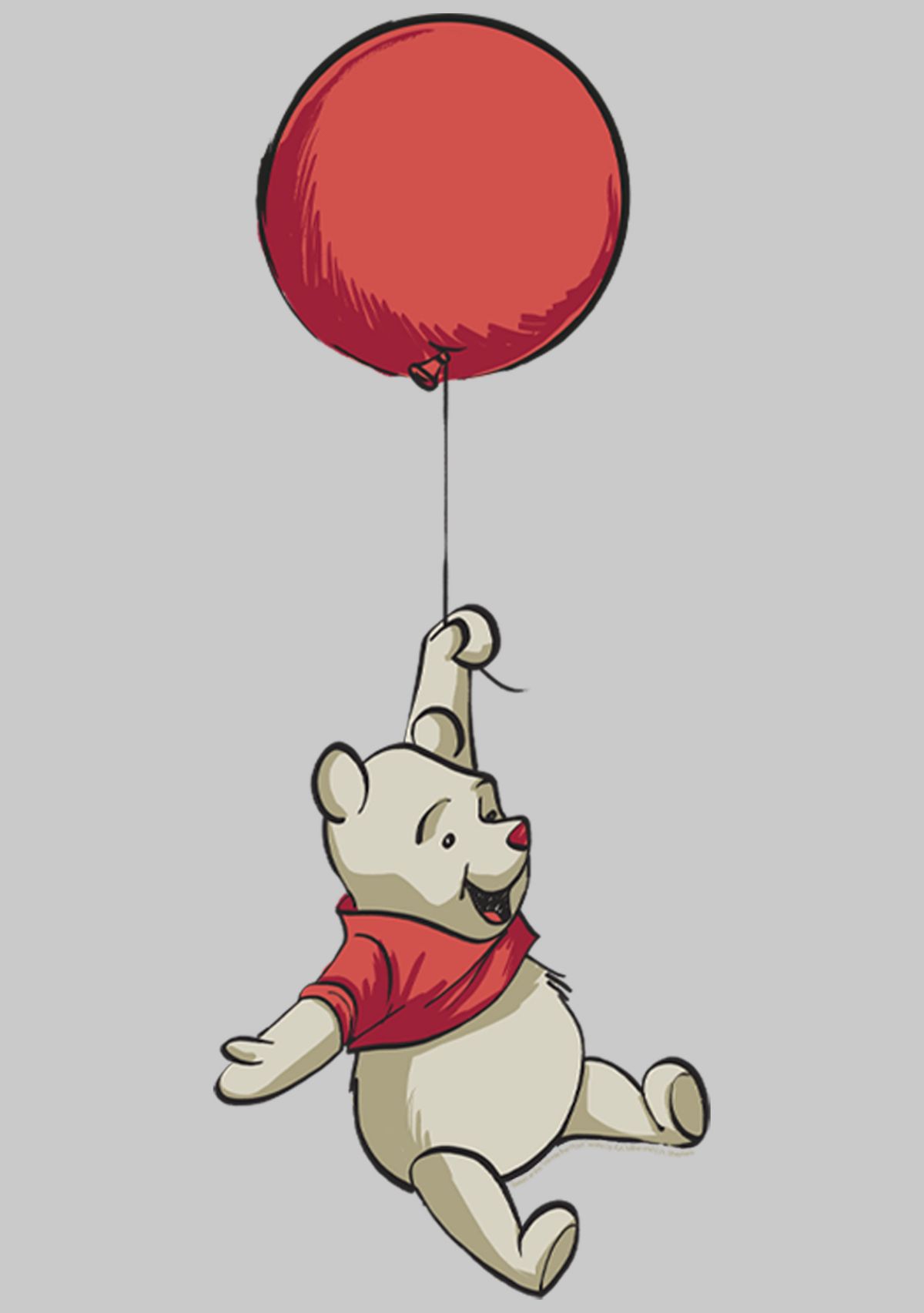 Balloon Winnie Crew Fleece Graphic Sweatshirt