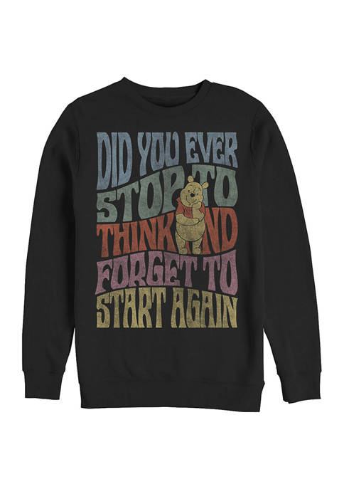 Disney® Did You Ever Crew Fleece Graphic Sweatshirt