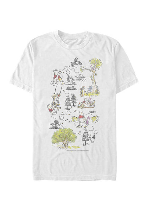 Disney® Map Short Sleeve Graphic T-Shirt