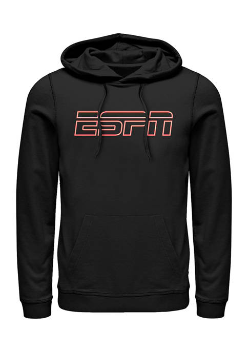 ESPN Neon Logo Graphic Fleece Hoodie