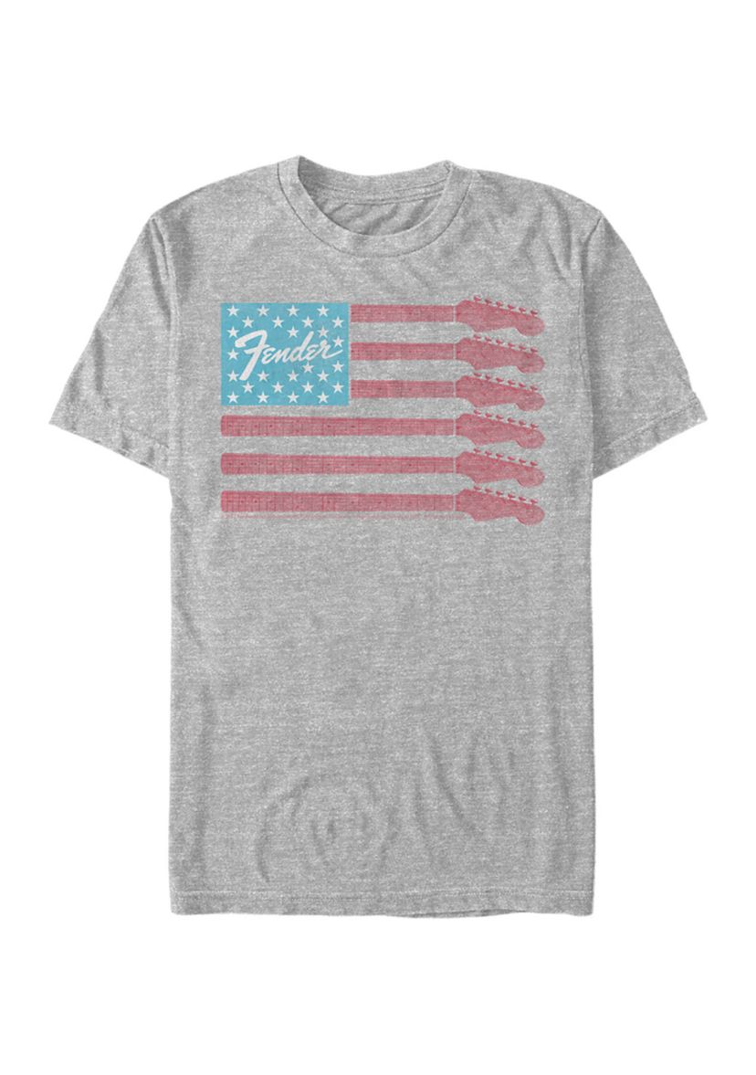Guitar Flag Graphic T-Shirt