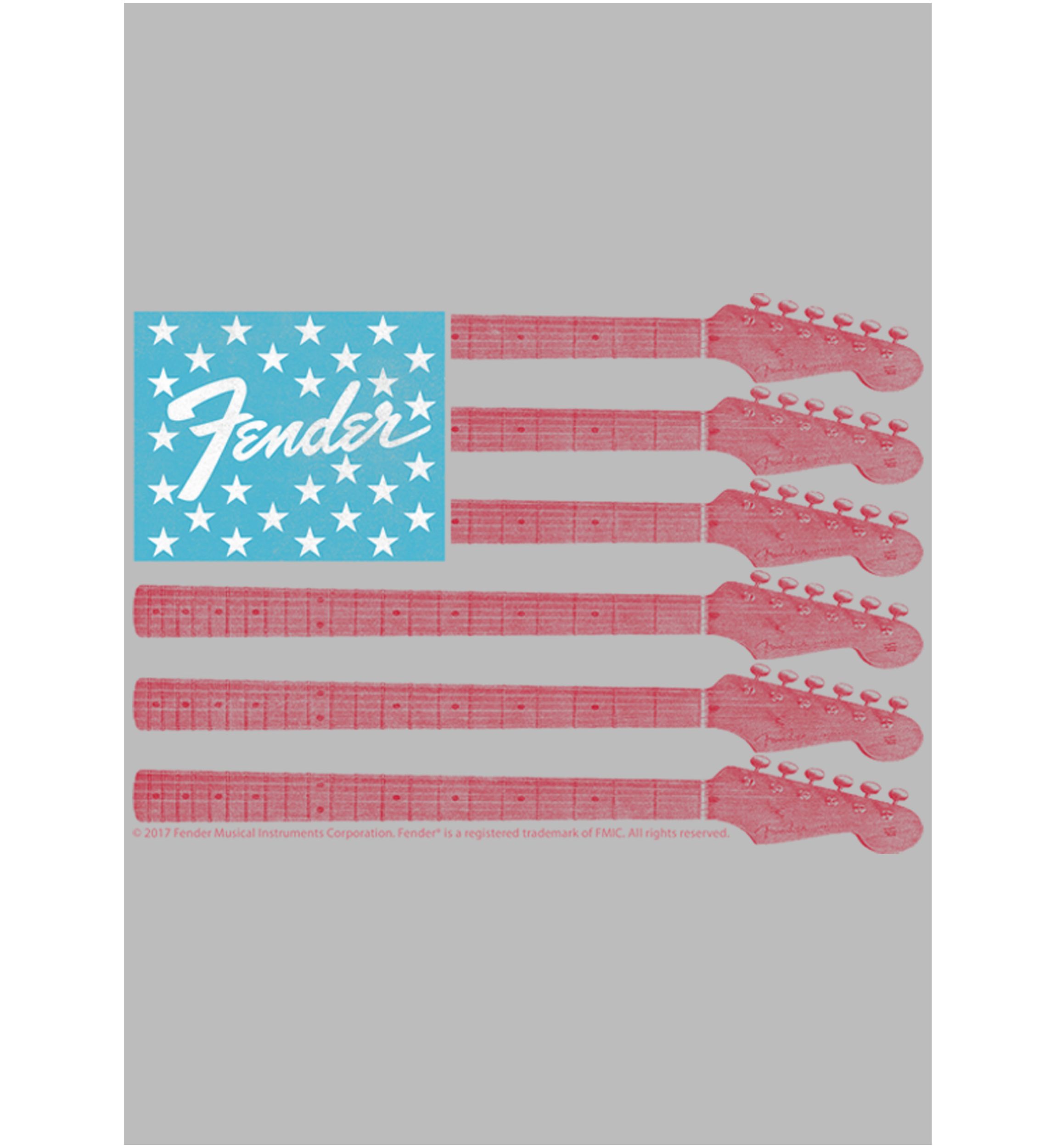 Guitar Flag Graphic T-Shirt