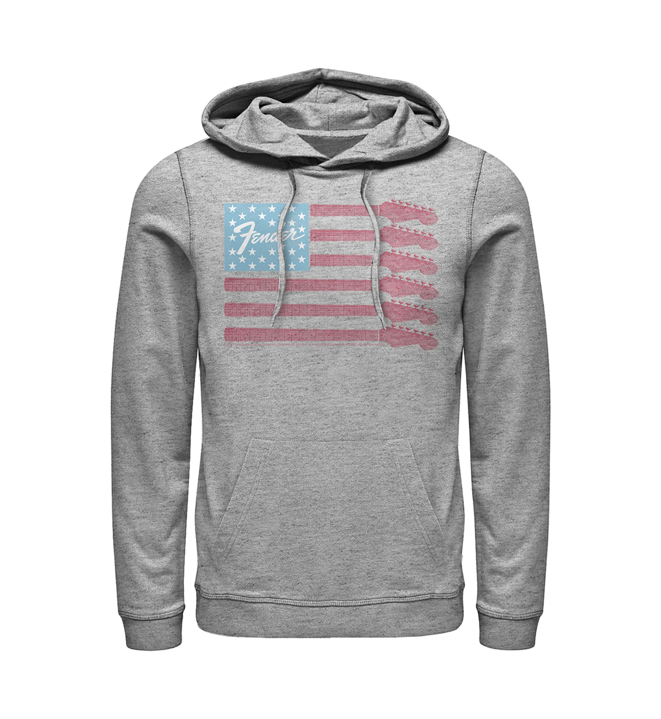 Guitar Flag Graphic Hoodie
