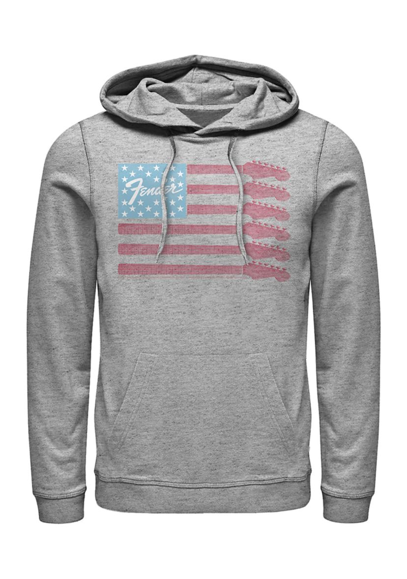 Guitar Flag Graphic Hoodie