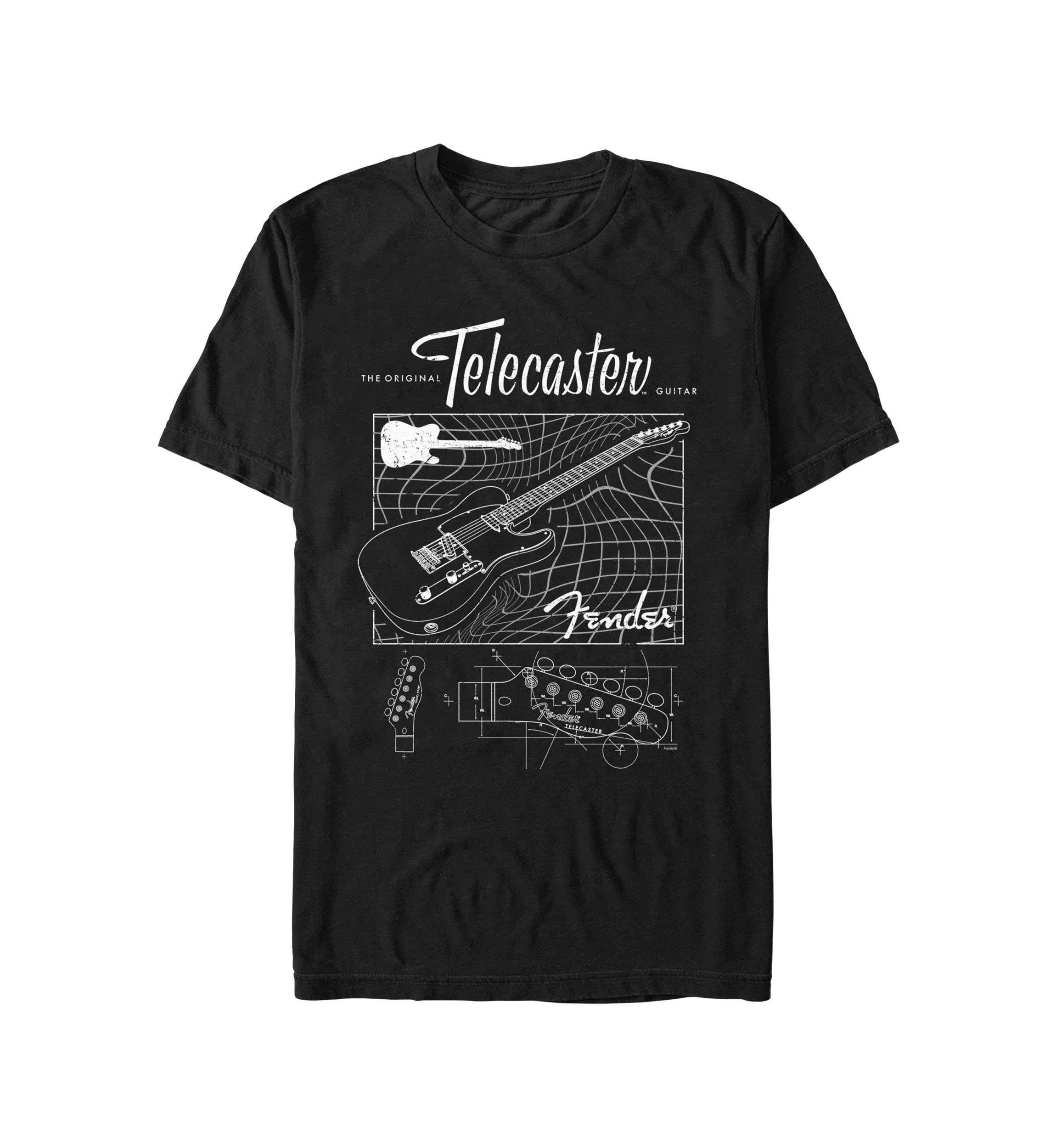 Telecaster Schematic Graphic T-Shirt