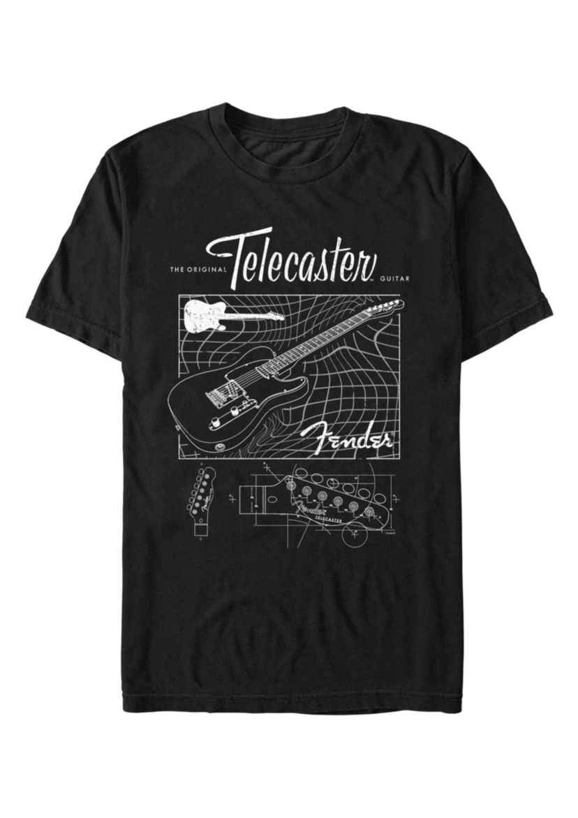Telecaster Schematic Graphic T-Shirt