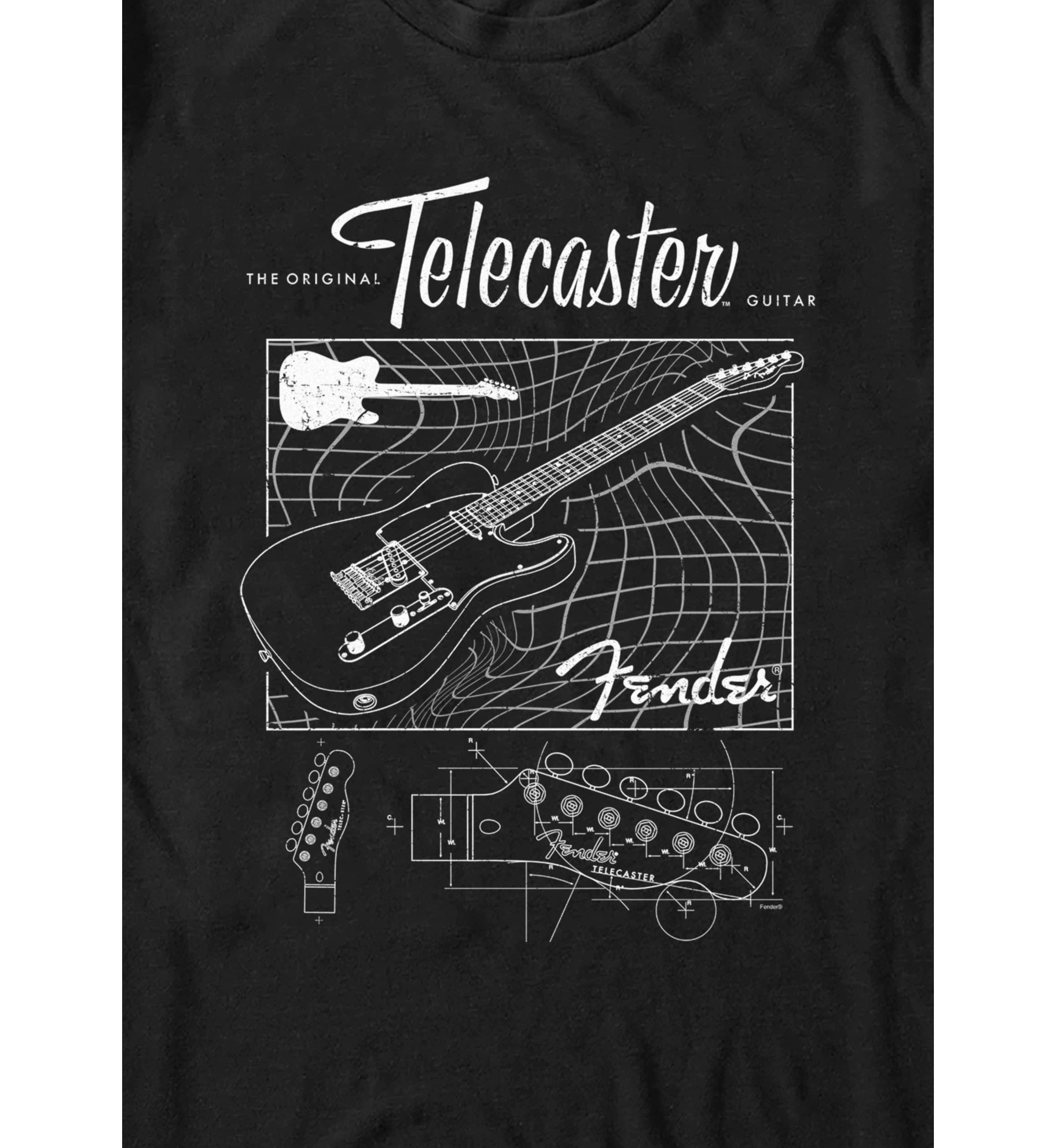 Telecaster Schematic Graphic T-Shirt