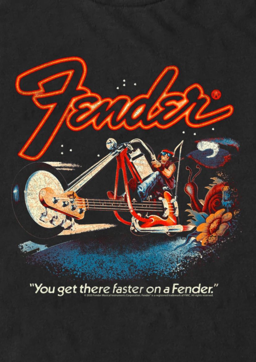 Faster On Fender Graphic T-Shirt