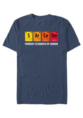 Generic Elements Of Humor Graphic T-Shirt, Navy Blue, 2XL