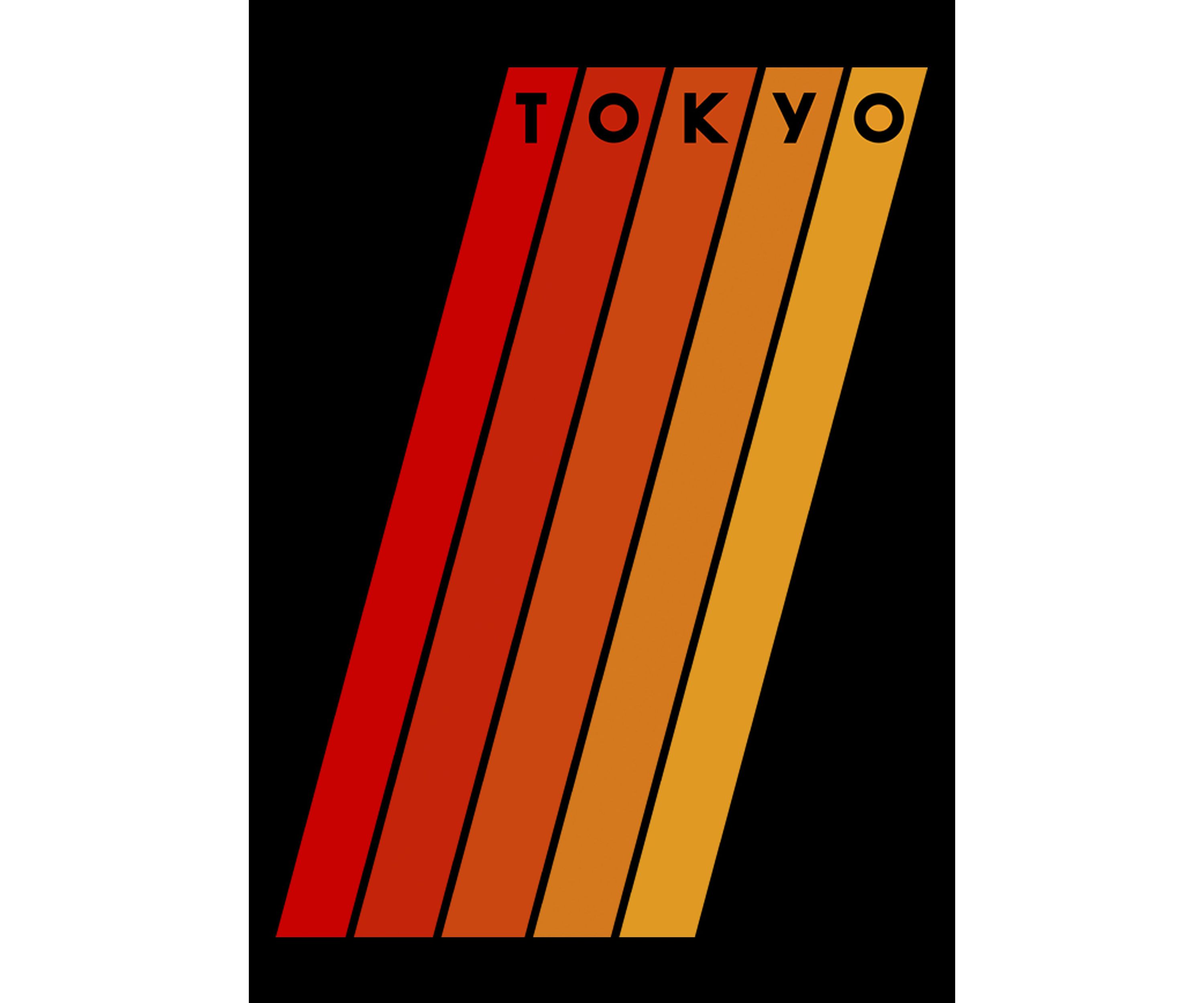Tokyo Diagonal Graphic T-Shirt