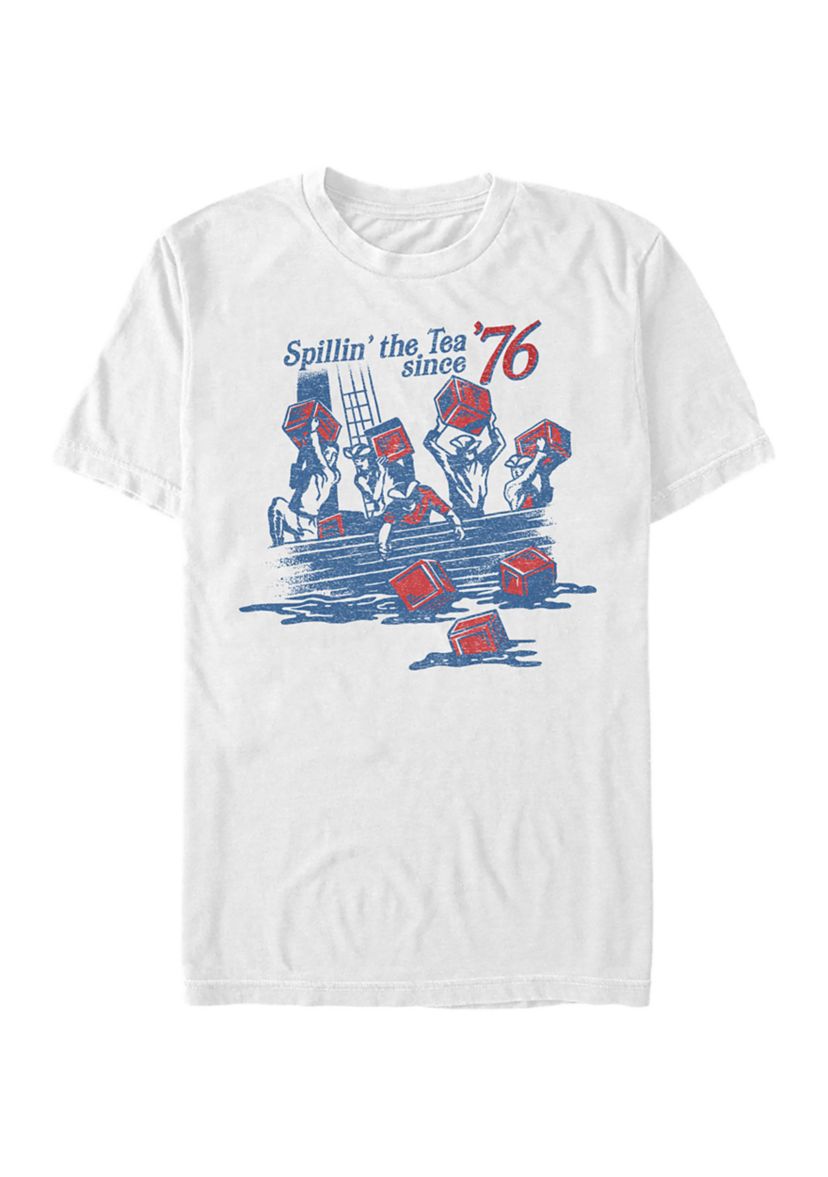 Big & Tall Spillin Tea Graphic T-Shirt