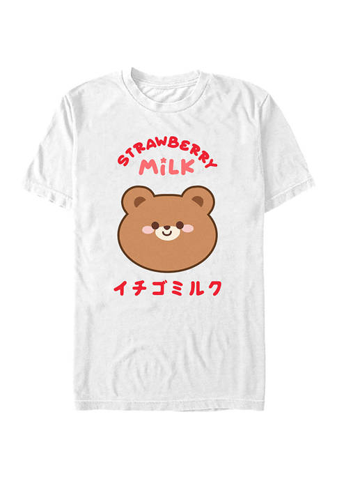 Generic Juniors Straw Milk Graphic T-Shirt