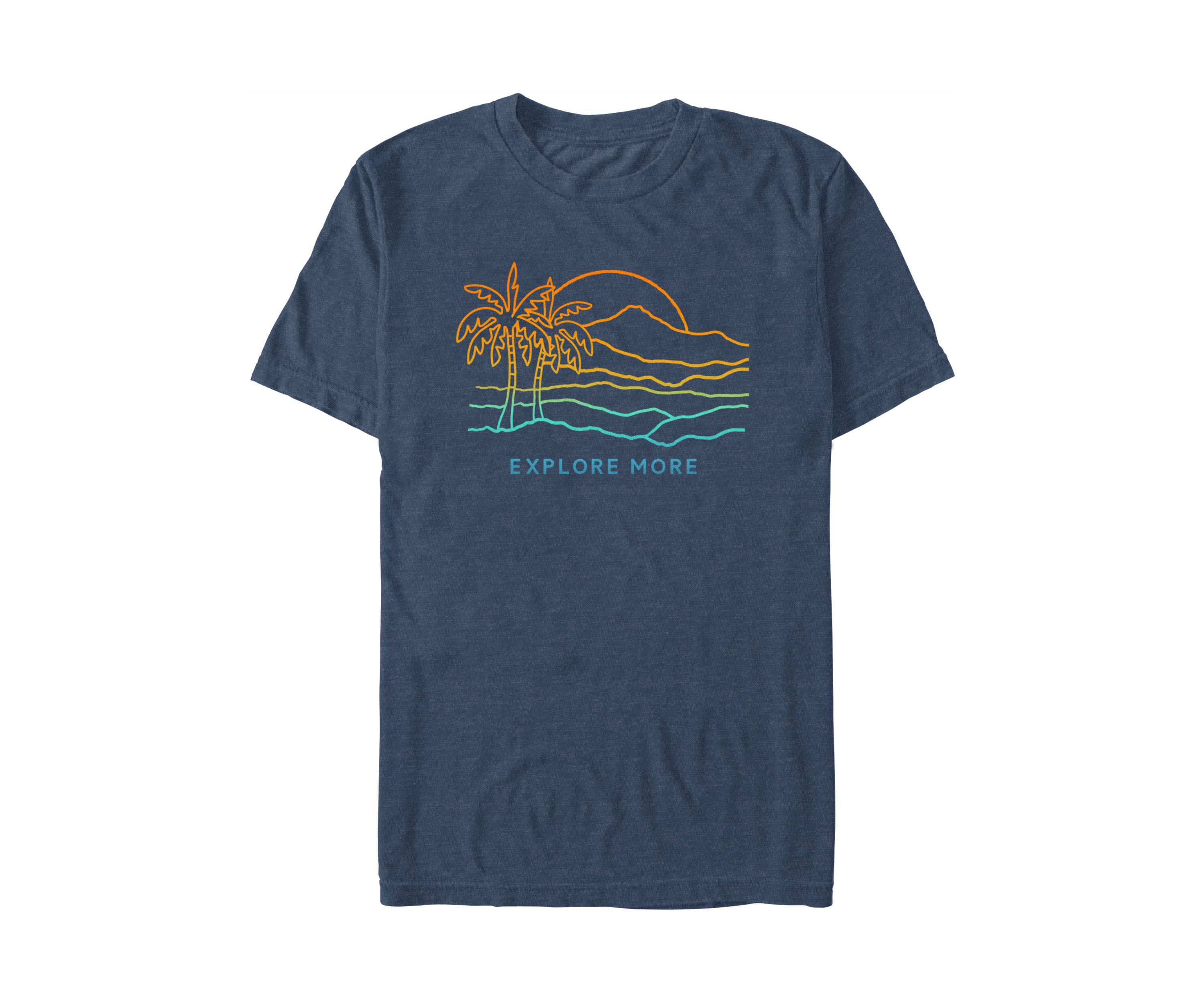 Explore The Beach Graphic T-Shirt