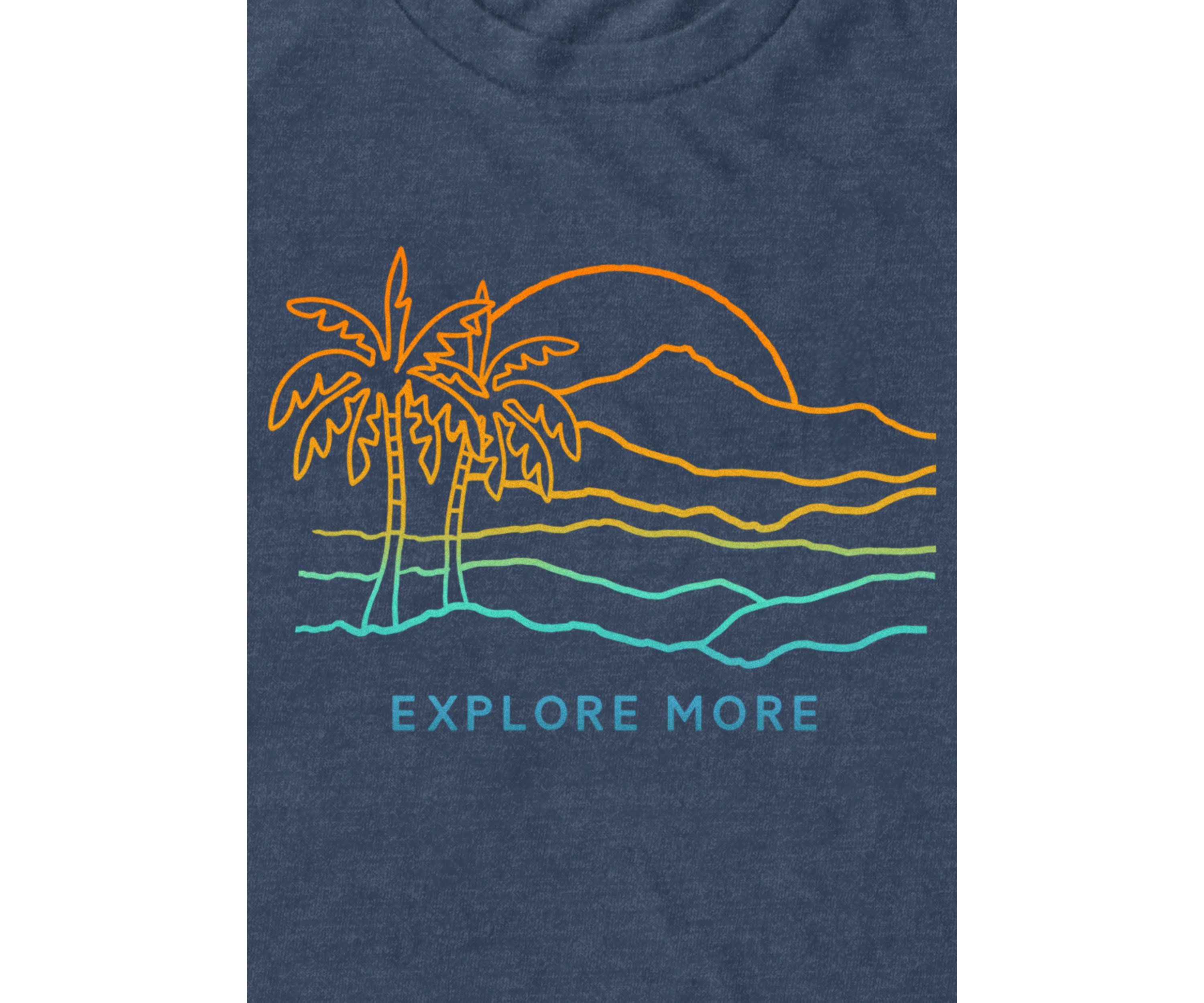 Explore The Beach Graphic T-Shirt