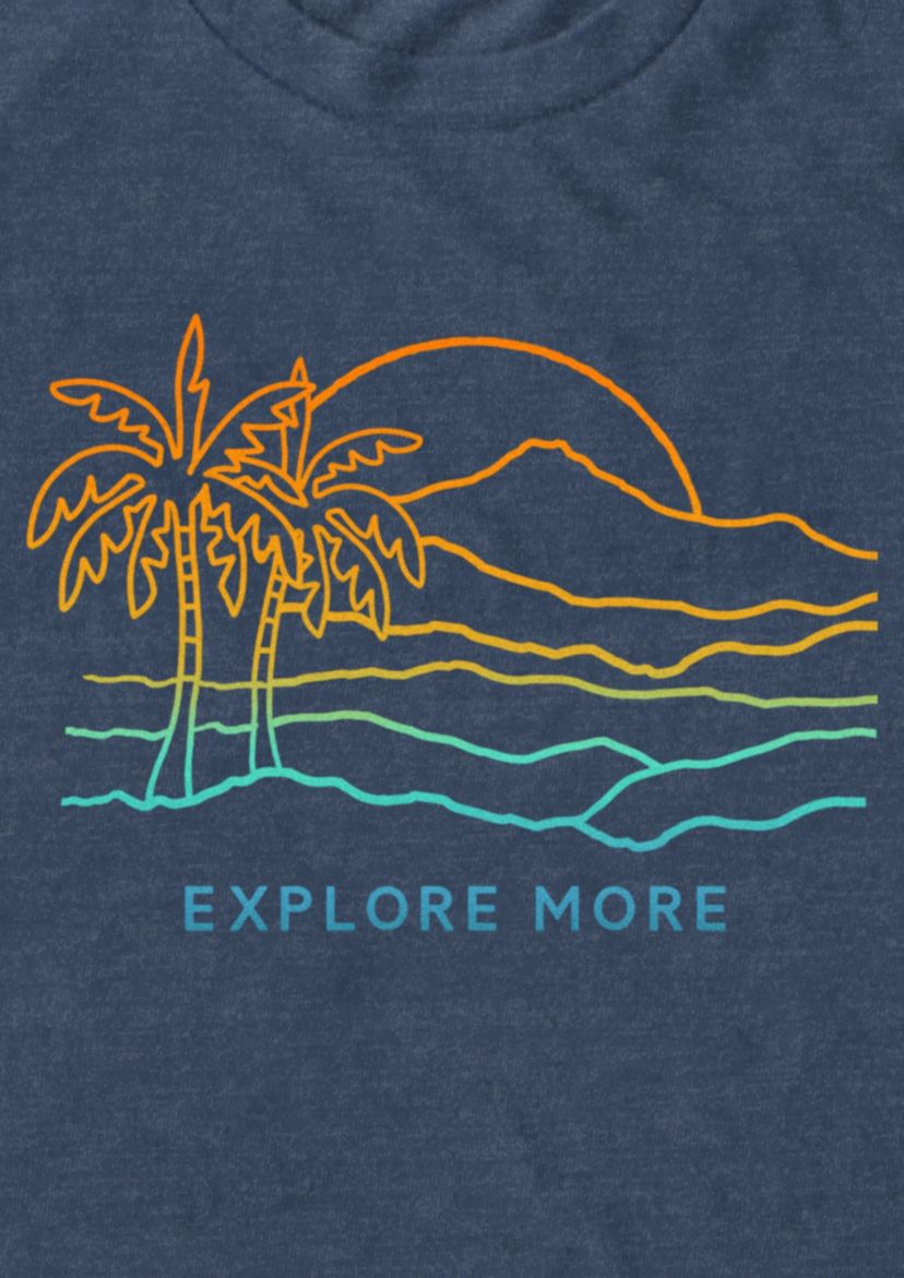 Explore The Beach Graphic T-Shirt