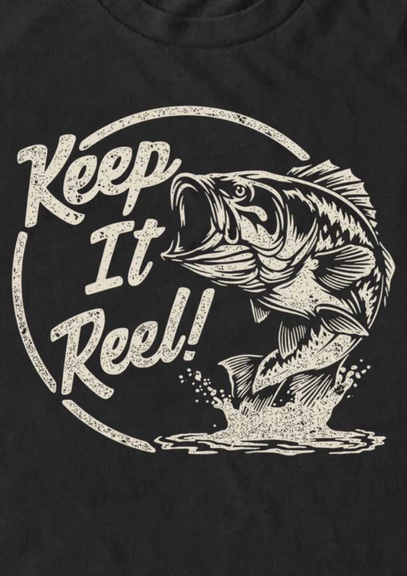 Reel Bass Graphic T-Shirt