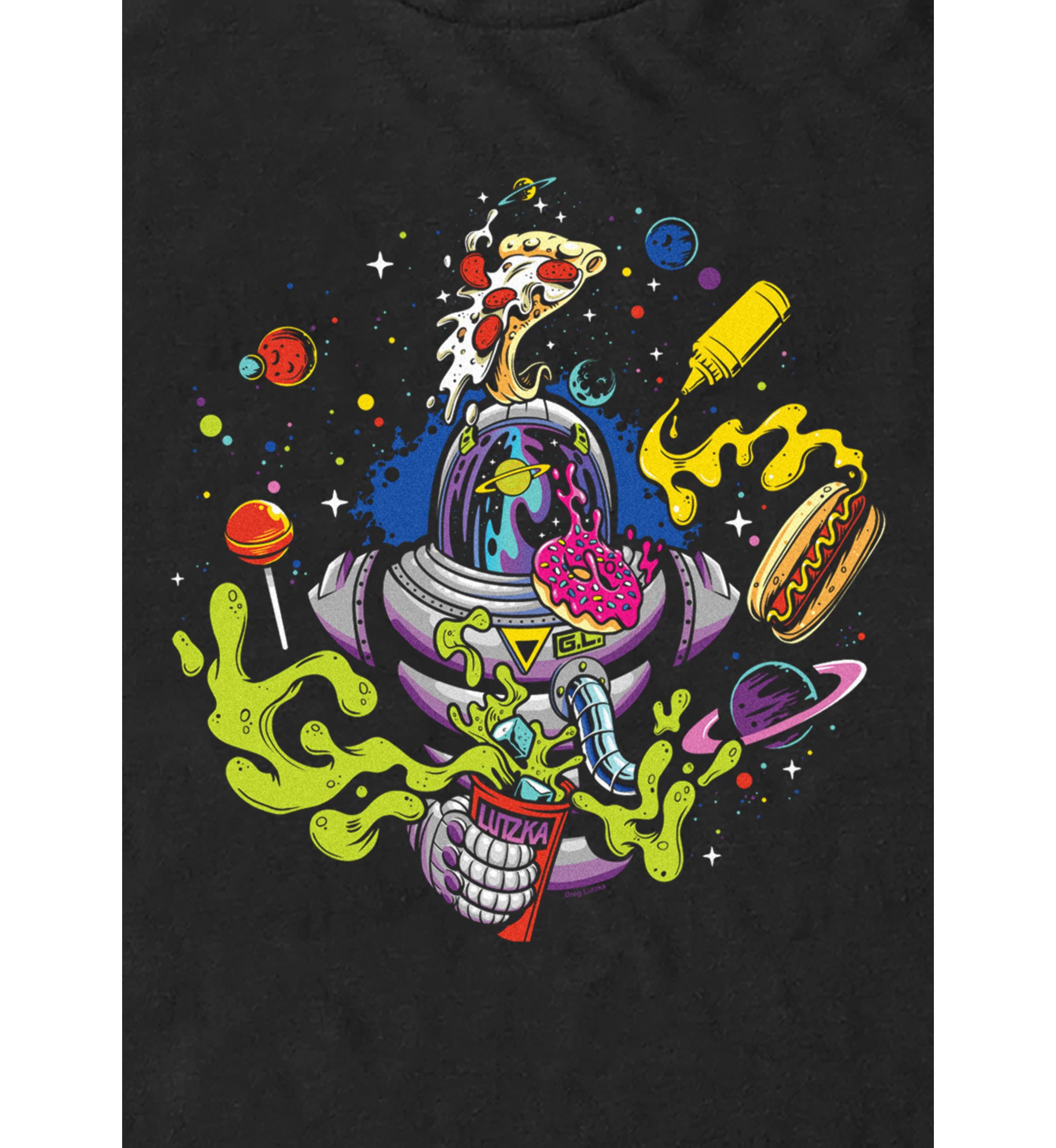 Astro Fast Food Graphic T-Shirt