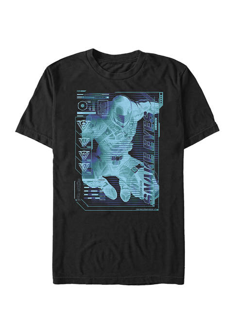 GI Joe Snake Eyes Scheme Graphic T-Shirt