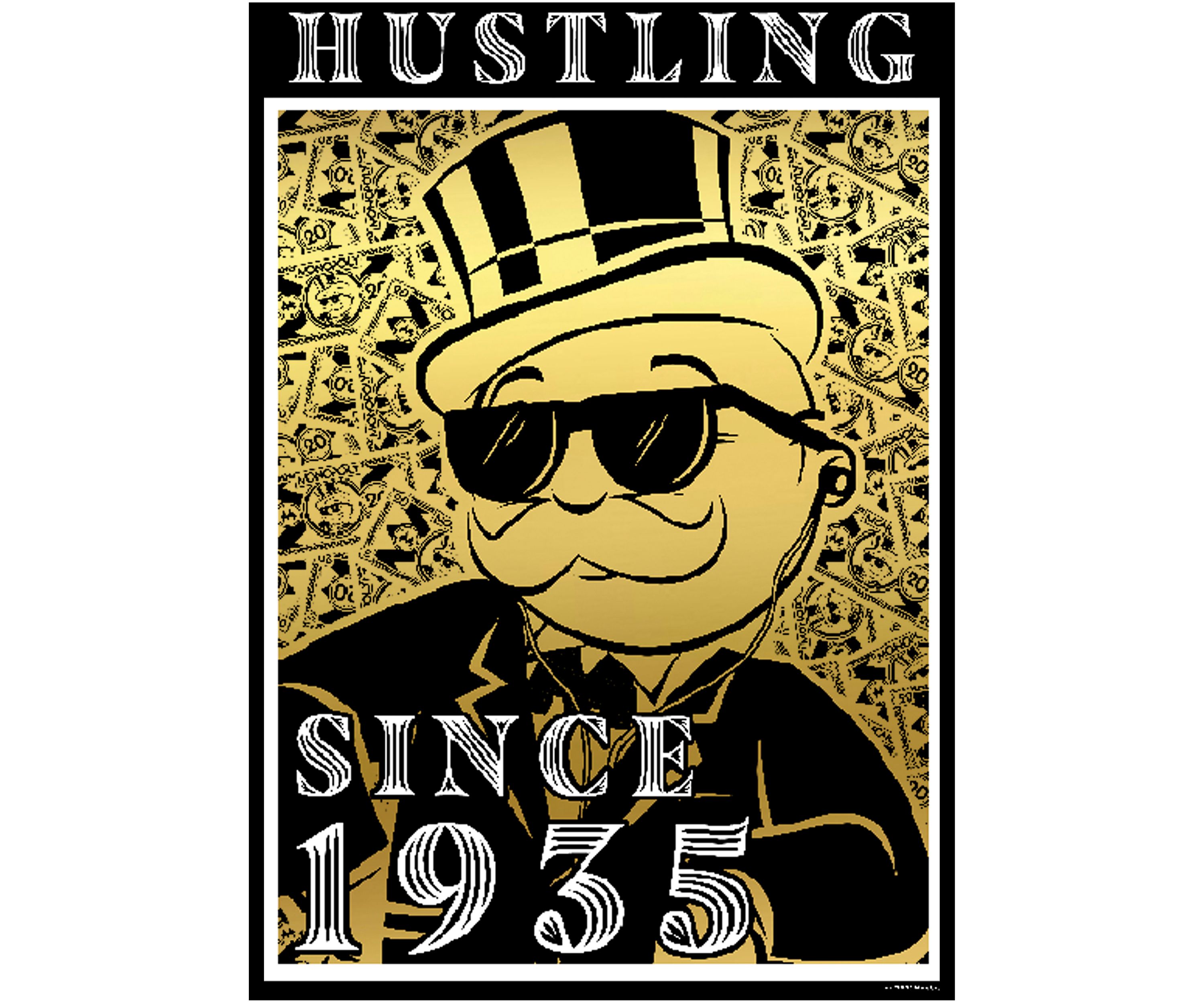 Hustling Gold Graphic T-Shirt