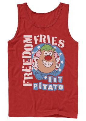 Mr. Potato Head Men's Tater Graphic T-Shirt, Red, 2XL