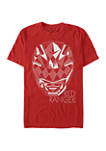 Red Ranger Lines Graphic T-Shirt