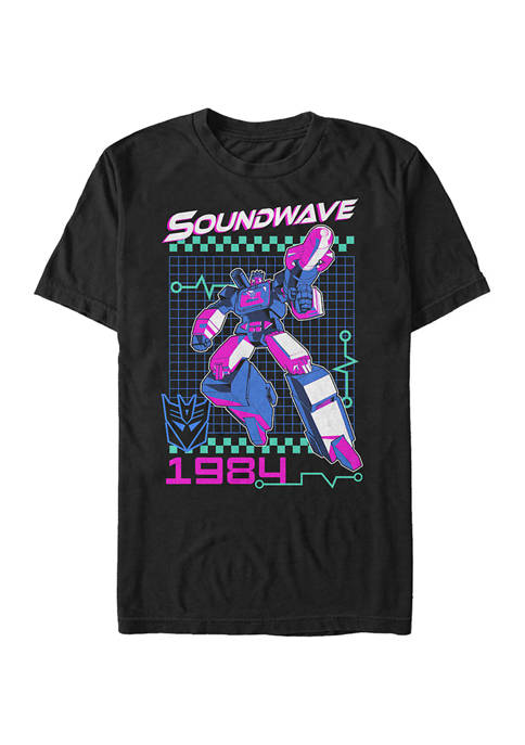 Soundwave Retro Graphic T-Shirt