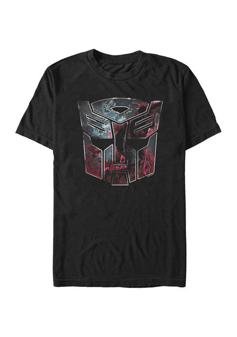 Fifth Sun Autobot Face Badge Graphic T-Shirt