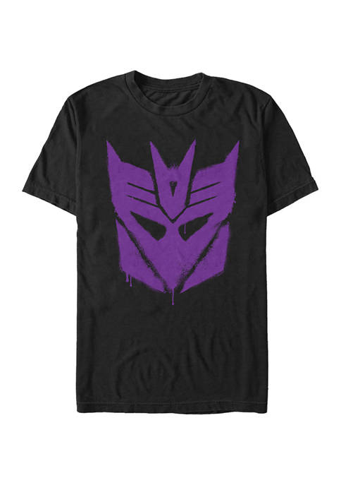 Decepticon Graffiti Logo Graphic T-Shirt