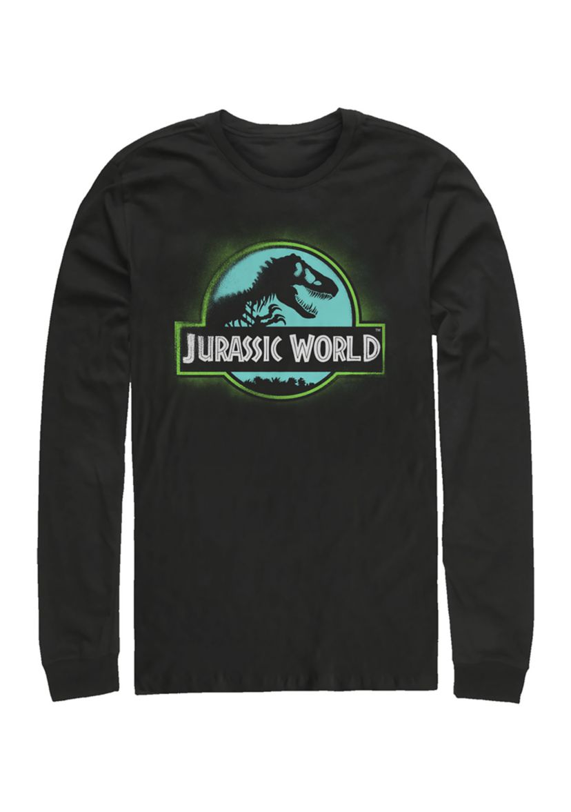 Grafitti Spray Graphic Long Sleeve T-Shirt