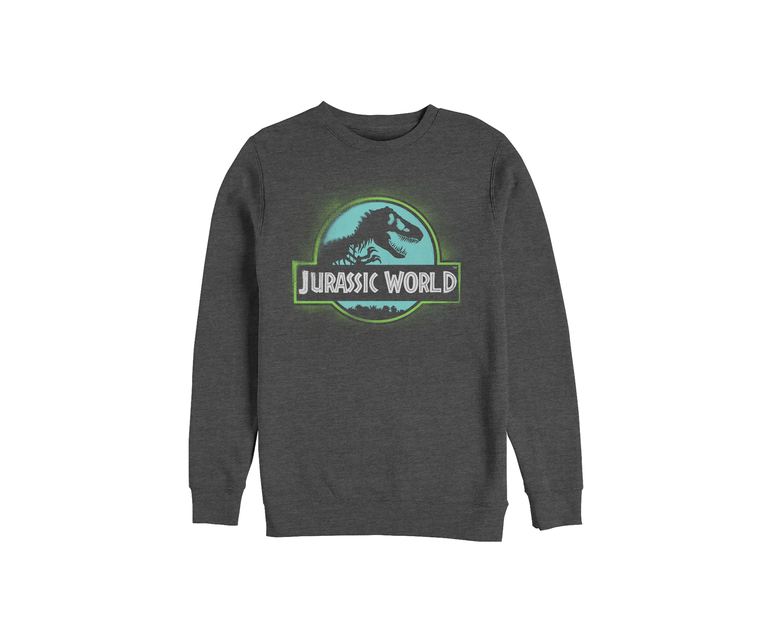 Grafitti Spray Graphic Crew Fleece Sweatshirt