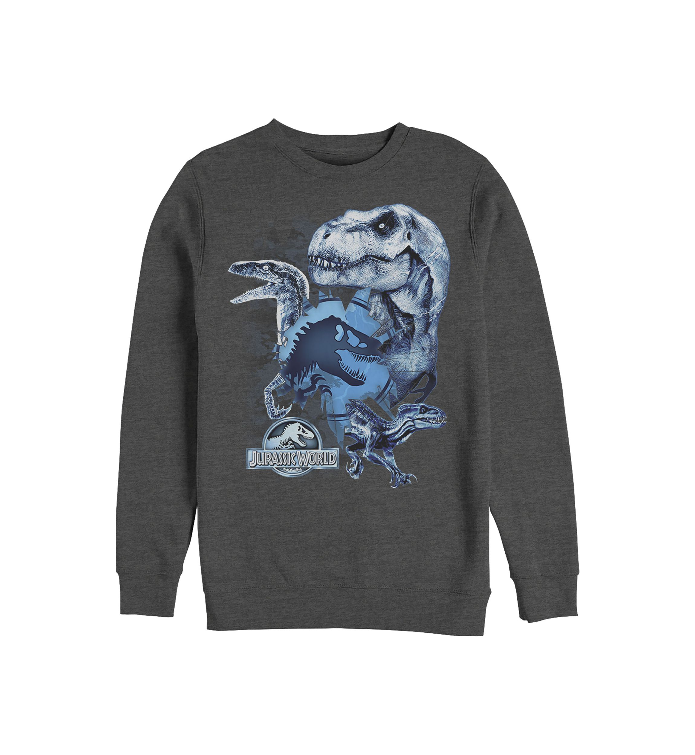 Glas Shard Graphic Crew Fleece Sweatshirt
