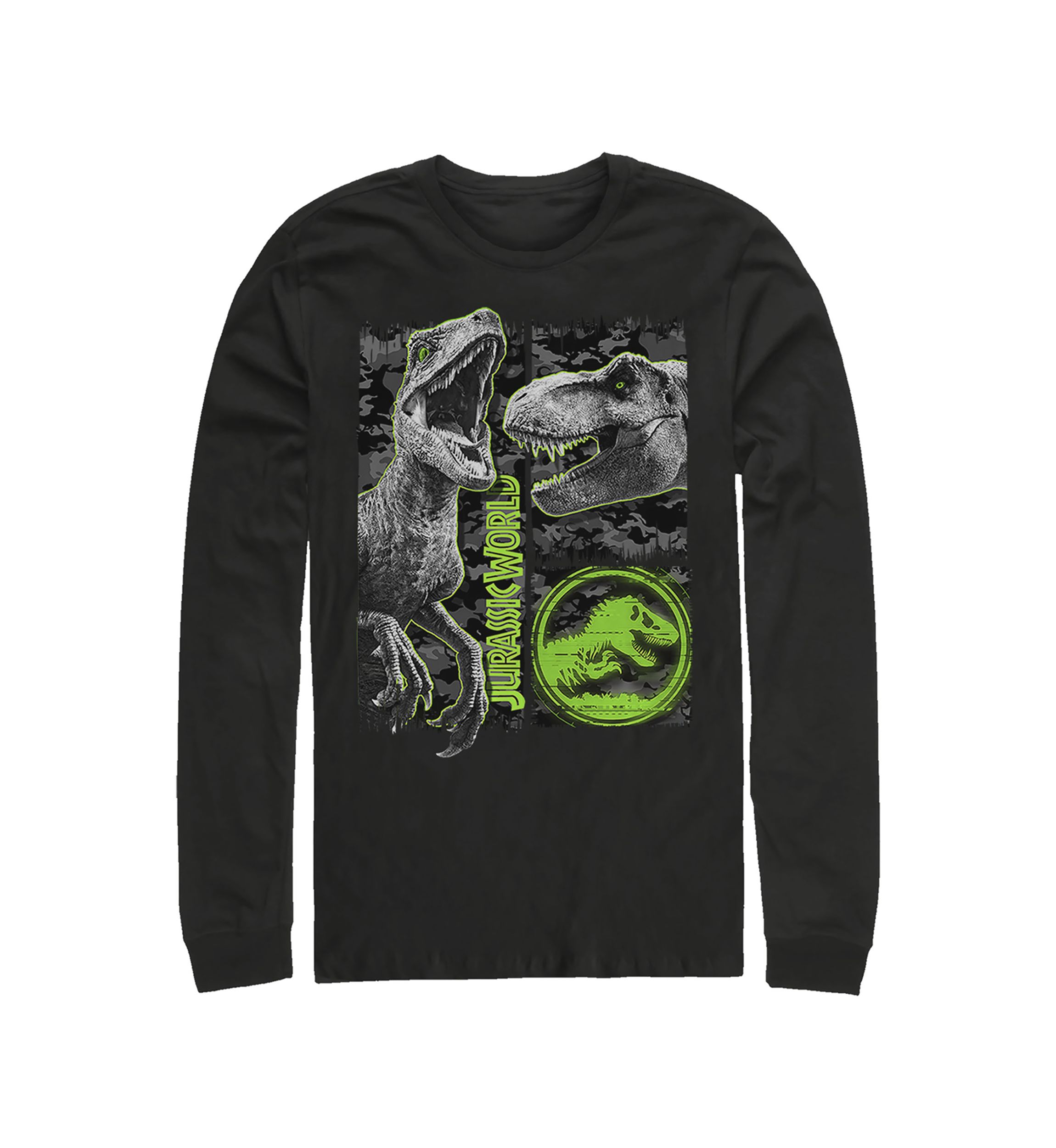 Camo Squad Graphic Long Sleeve T-Shirt