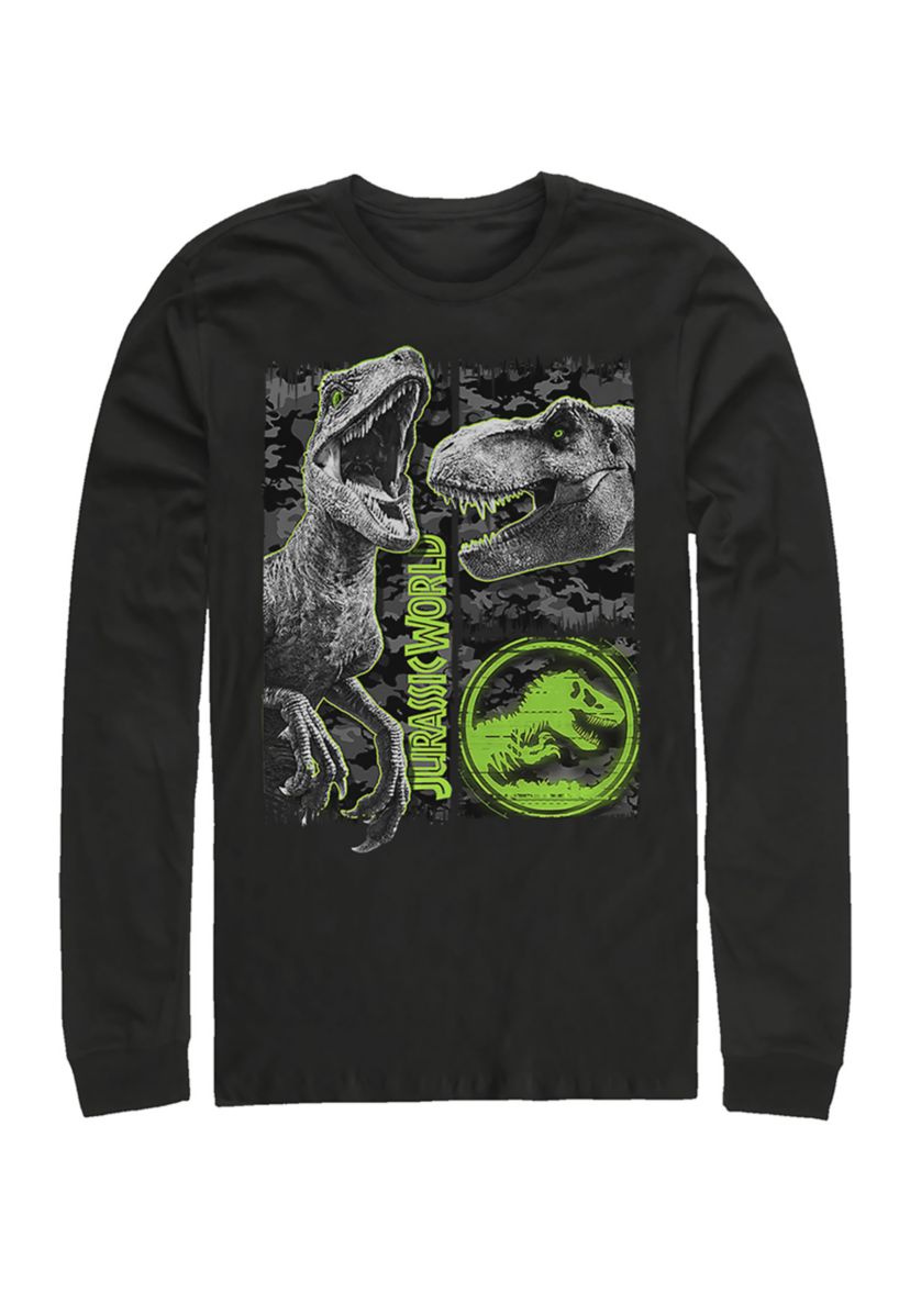 Camo Squad Graphic Long Sleeve T-Shirt