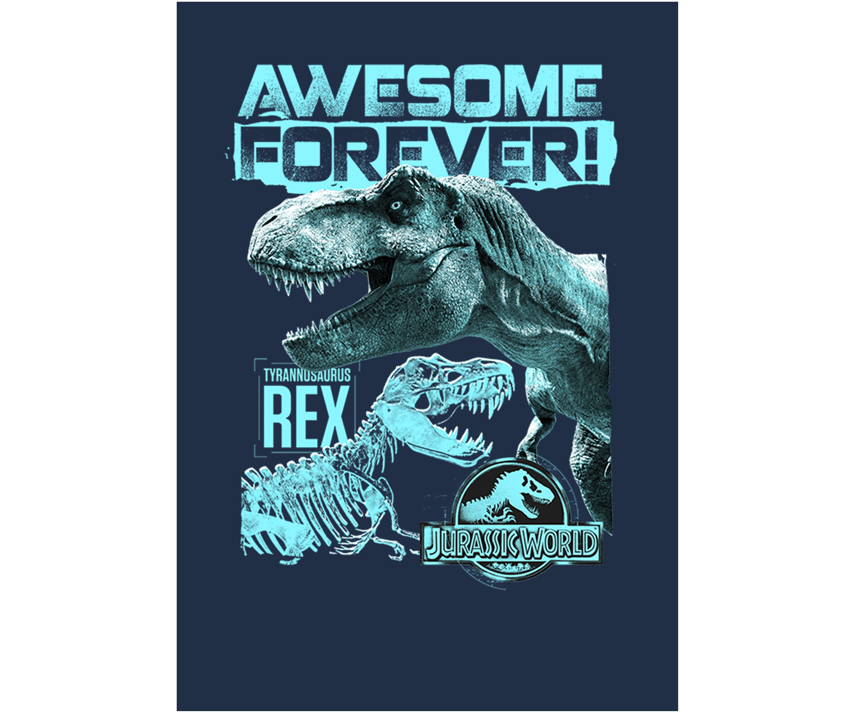 Awesome Dino Graphic Long Sleeve T-Shirt
