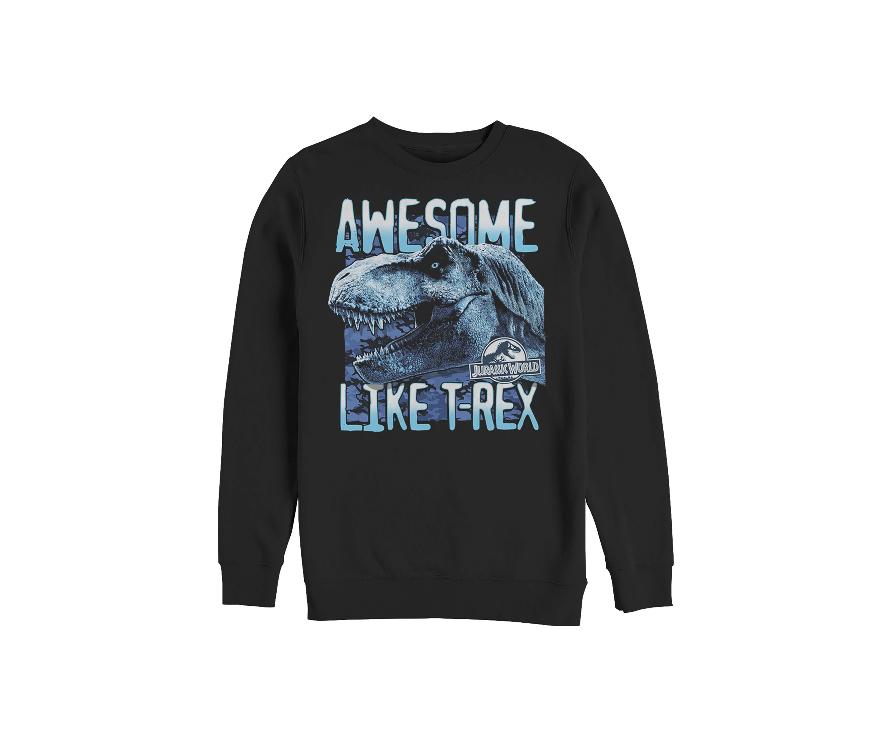 Be Like Rex Graphic Crew Fleece Sweatshirt