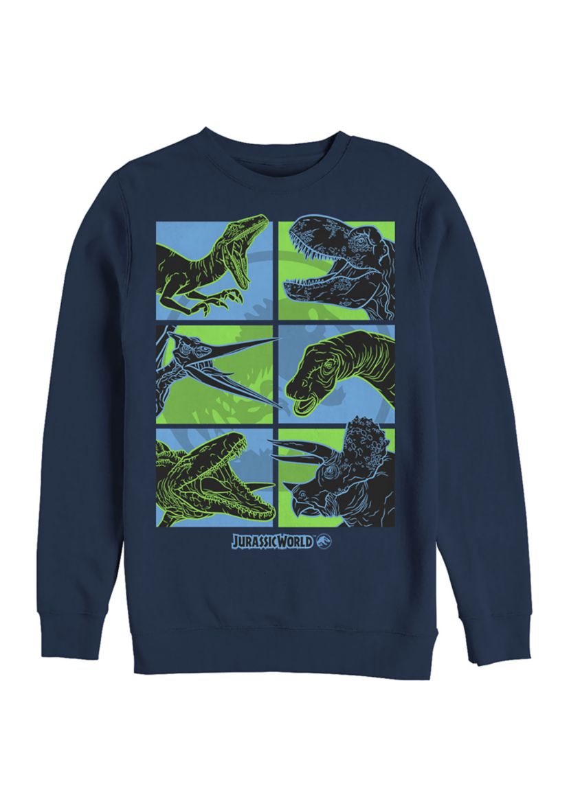 Box Seats Graphic Crew Fleece Sweatshirt