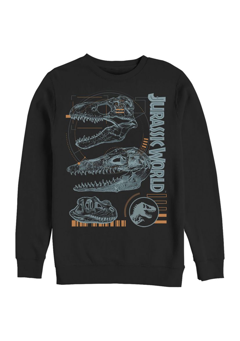 Old Bones Graphic Crew Fleece Sweatshirt