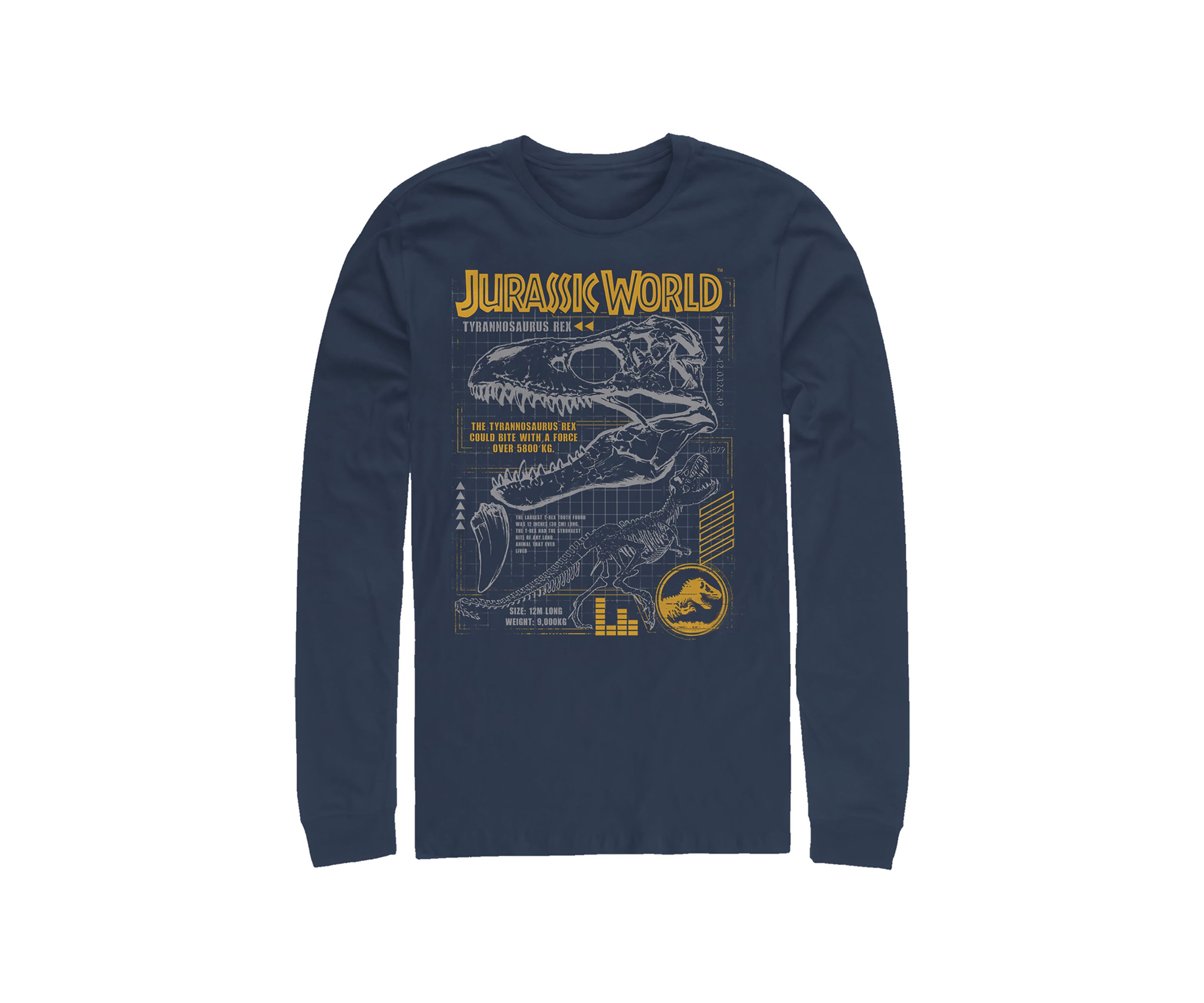 Rex Breakdown Graphic Long Sleeve T-Shirt