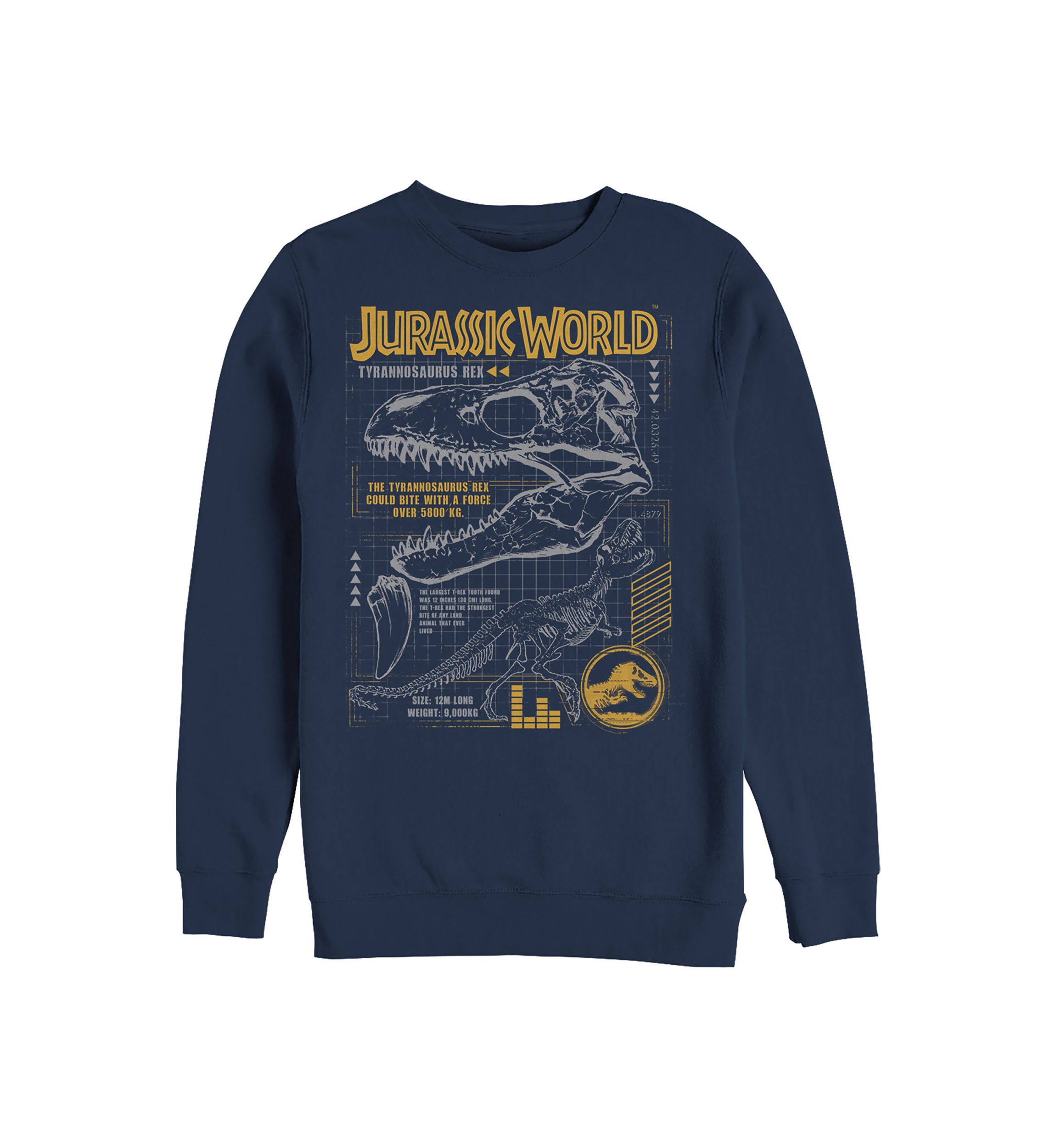 Rex Breakdown Graphic Crew Fleece Sweatshirt
